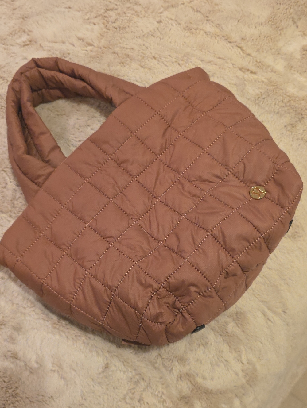 lululemon athletica Quilted Puffer Tote in Dusty Mauve